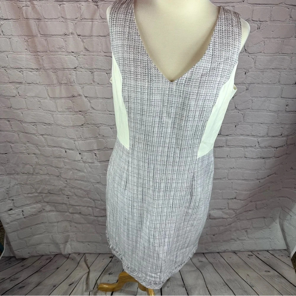 Women's white house black market dress size 12 business professional classic